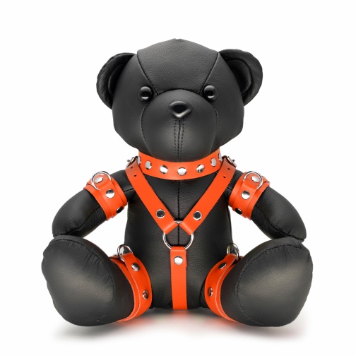 "EDDY" the BDSM-Teddy - orange