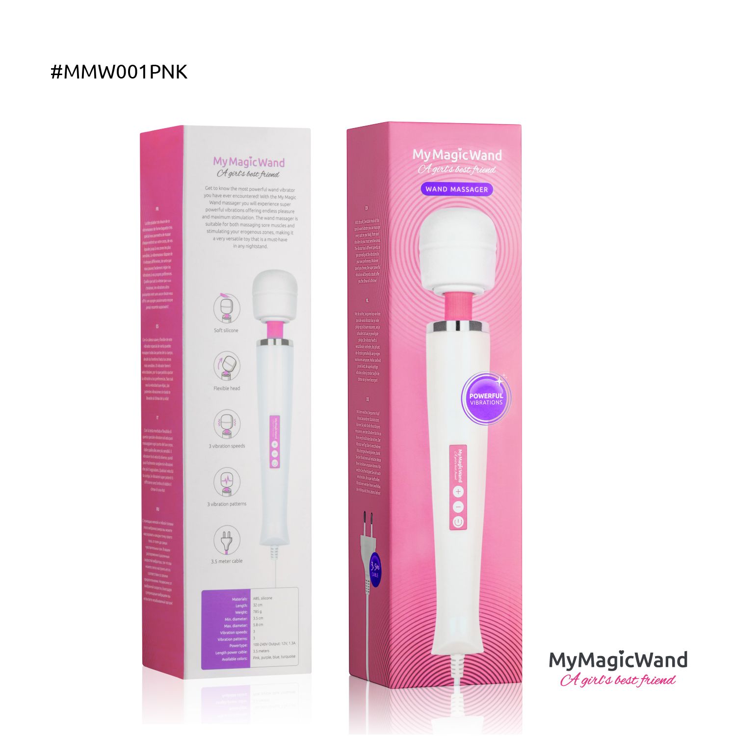 MyMagicWand Wand-Vibrator – Rosa