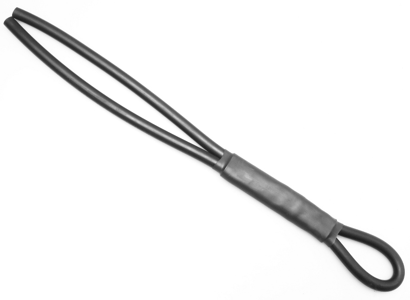 Gummi Peitsche - Rund-Gummi - böse - 12mm