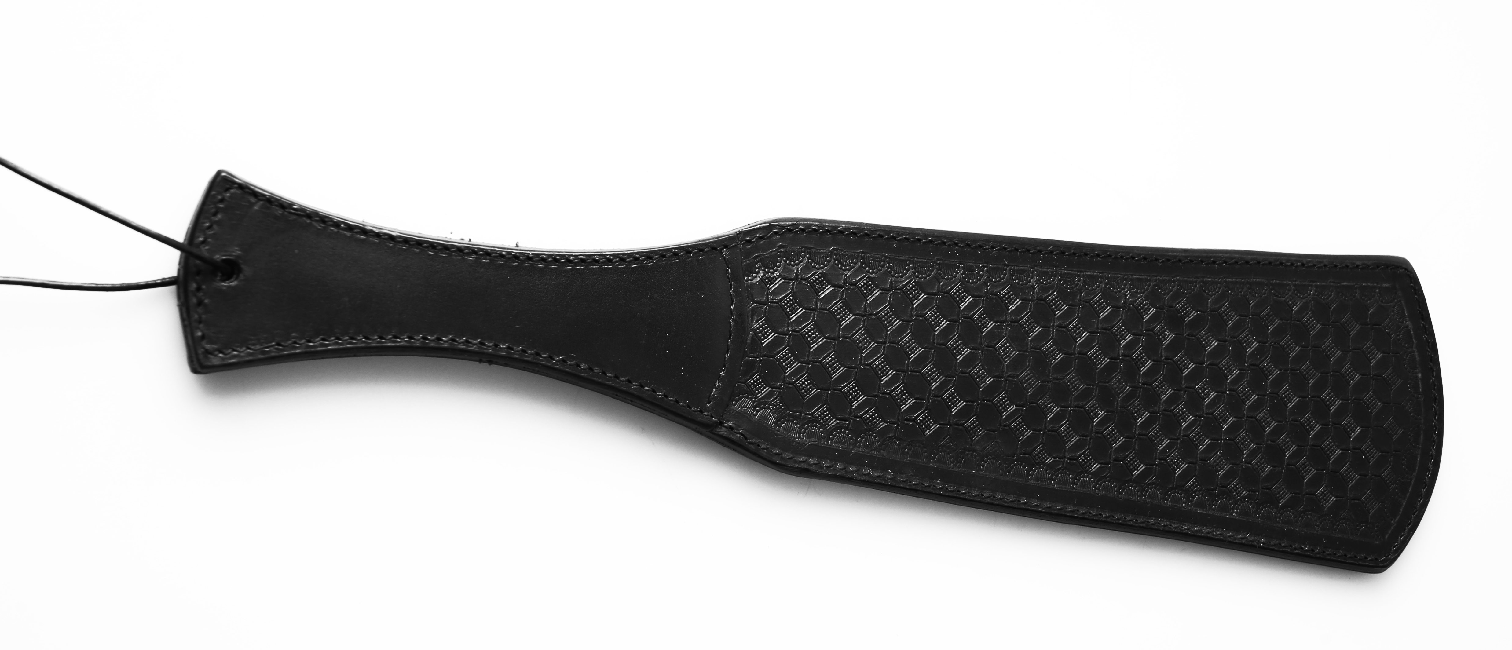Punziertes Lederpaddle