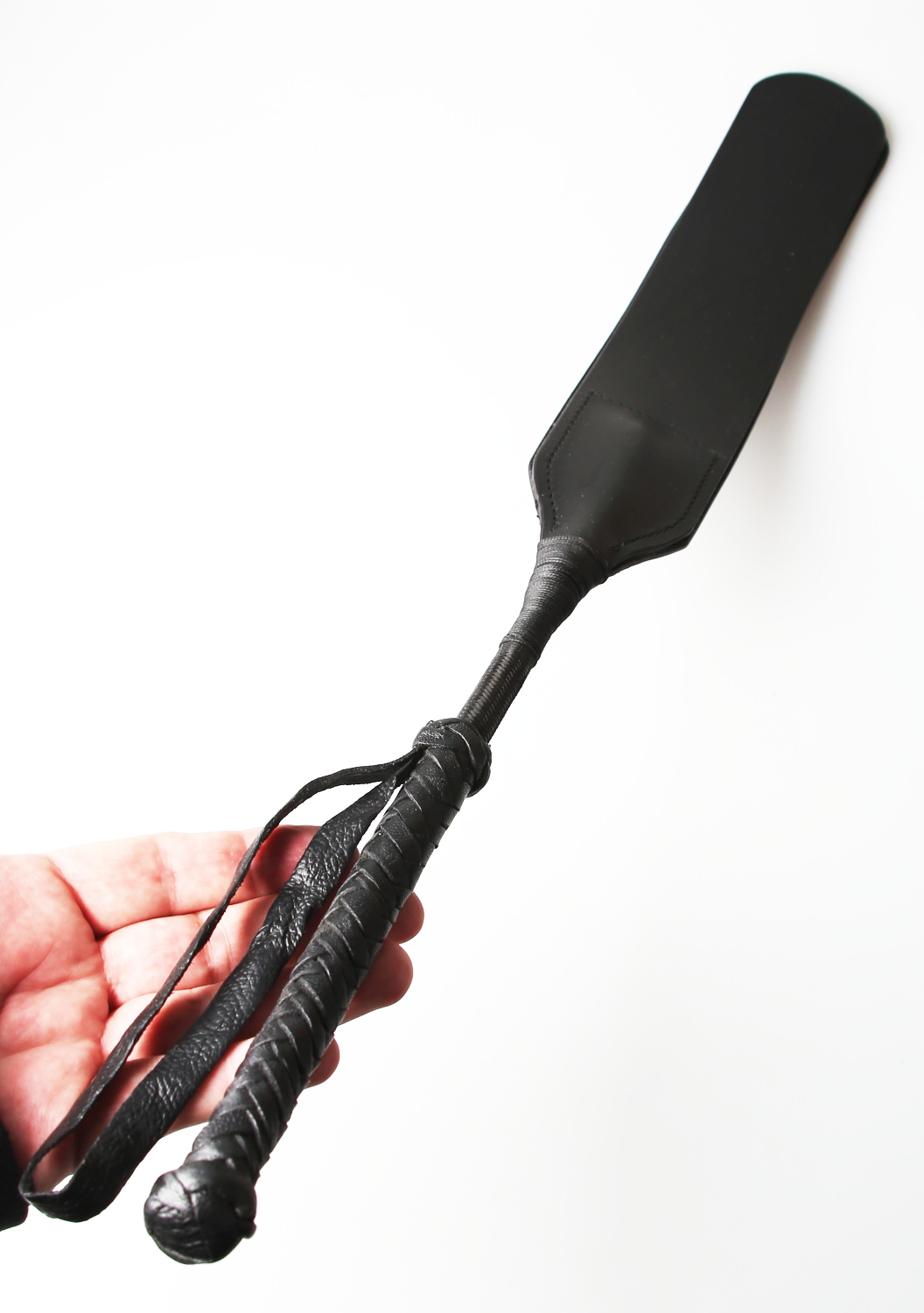 PADDLE - Leder Klatsche 54cm mit Doppelklatsche