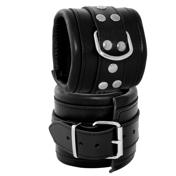 High Quality - Handfesseln schwarz BlackSlave breit