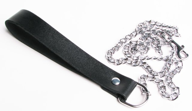 Führkette mit Lederschlaufe