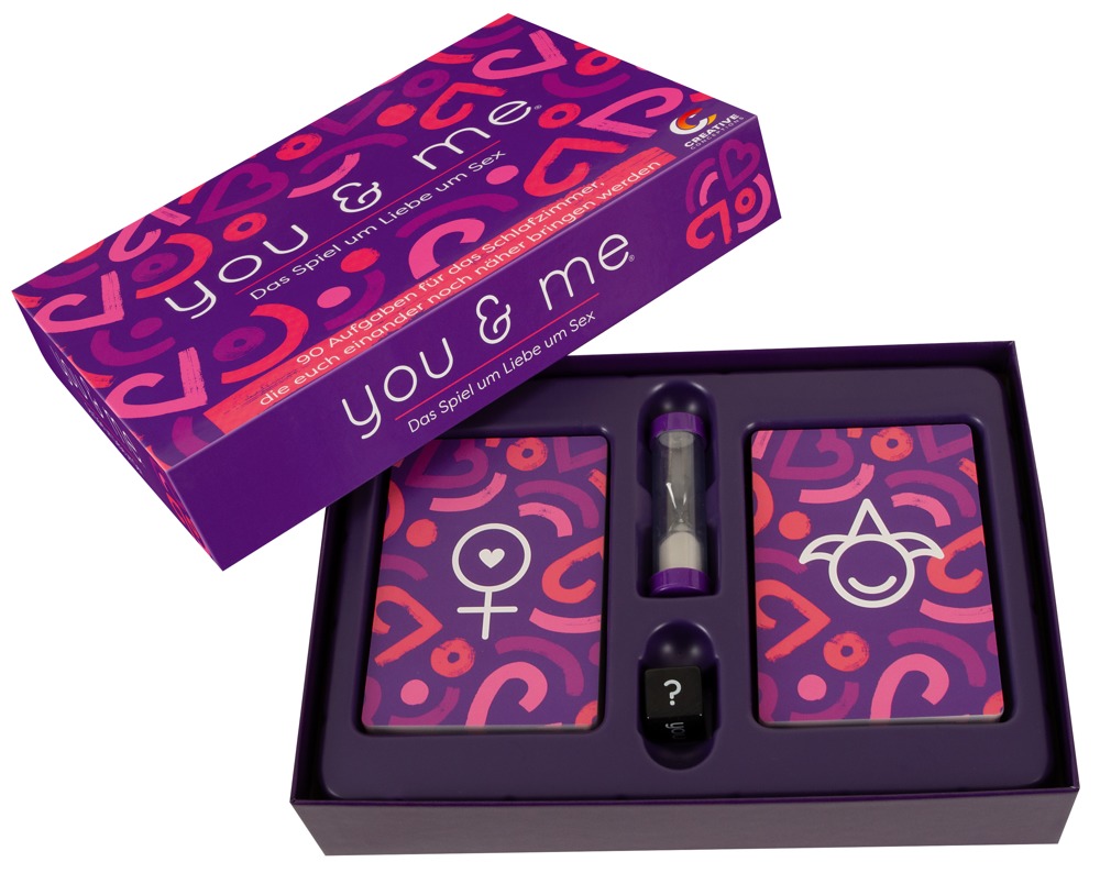 Erotisches Paar-Kartenspiel You & Me